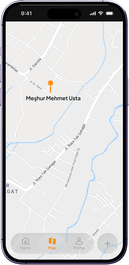 Foodano uygulamasında restoran ekranı